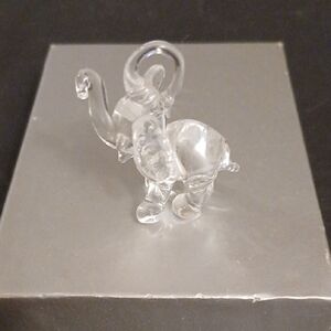 Glass Elephant Pendant